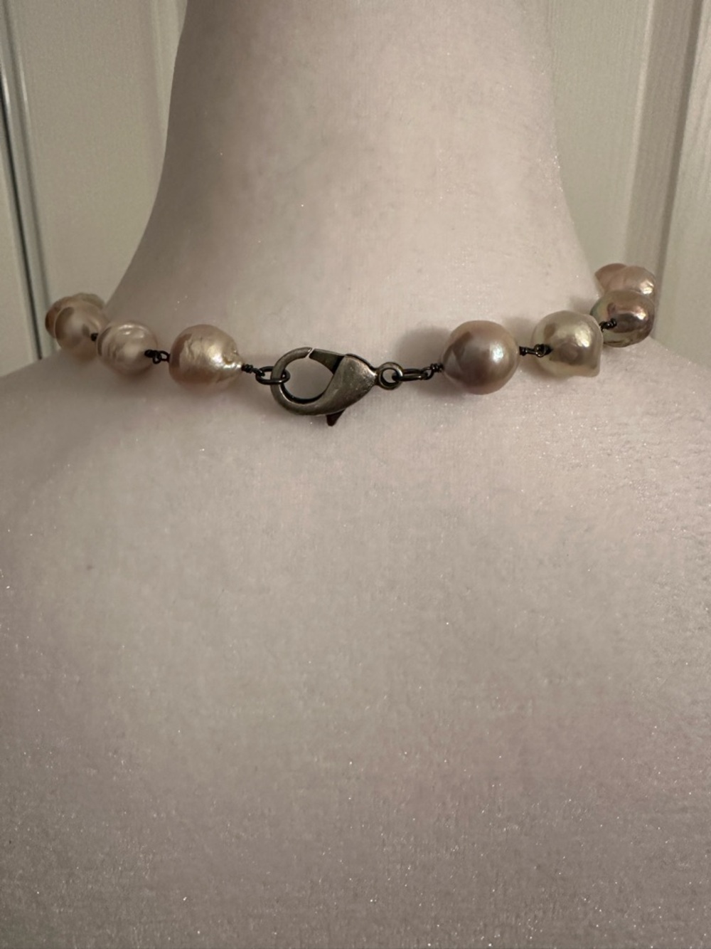 Goldie Lew Cultured Pearl Necklace - Pink Pearl Strand - Picture 6 of 12